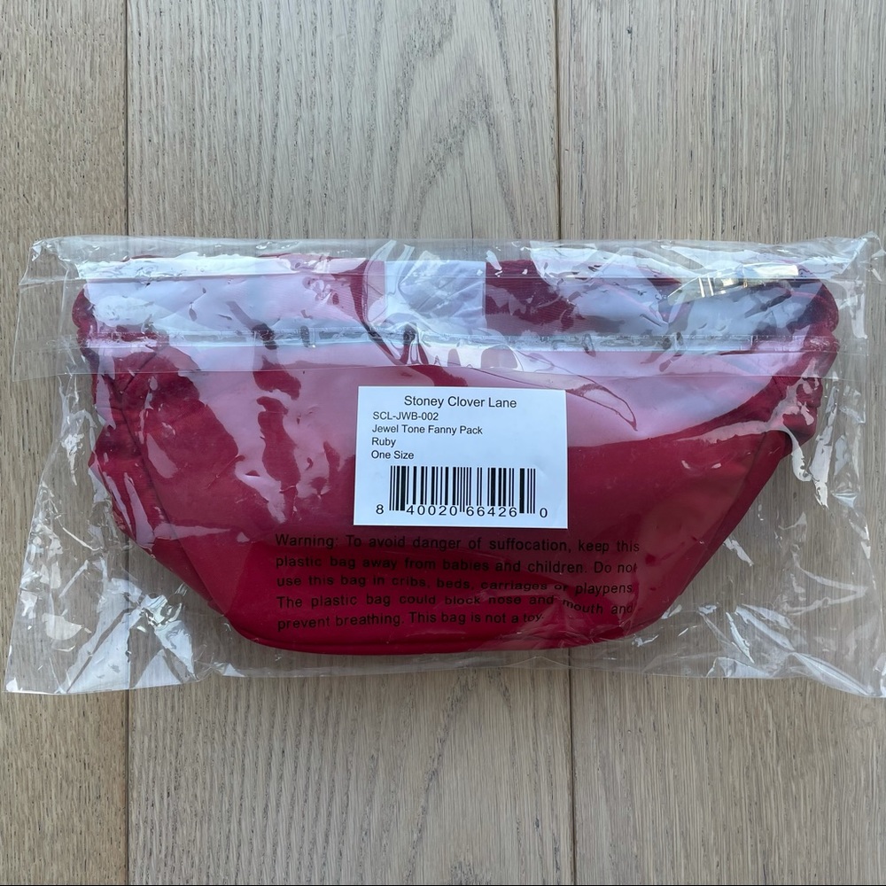 🆕 Stoney Clover Lane Ruby Nylon Fanny Pack - Picture 3 of 7